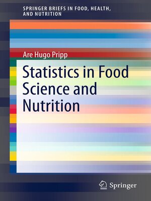 cover image of Statistics in Food Science and Nutrition